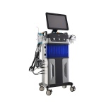 Sistema de chorro de oxígeno profesional 9 en 1 Aqua Hydra Dermoabrasión Chorro de spray de oxígeno de agua facial