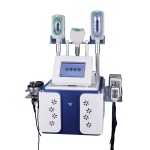 Máquina de adelgazamiento corporal Cryo + Lipo laser + Cavitation + Vacuum RF 5 en 1